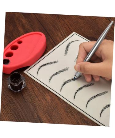 NOLITOY 1pc Slender Multifunction Single-end Pointed Pen Embroidery Eyebrow Thin Manual Silver - Buy Online on SooperMarket.com
