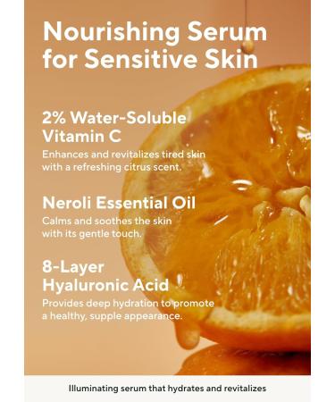 AROMATICA Glow Vita C Toning Serum - Orange & Neroli | Vitamin C Serum for Sensitive Skin | 30ml | Boost Radiance & Hydration - Buy Online on SooperMarket.com