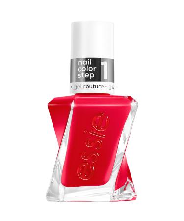 Essie Gel Couture Long-Lasting Nail Polish  8-Free Vegan  Scarlet Red  Rock The Runway  0.46 fl oz