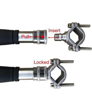 ODIER Hands Free Bike Dog Leash Fast Release Bicycle Dog Exerciser Leash 500-lbs Pull Strength (Adapter-Mount) - Buy Online on SooperMarket.com