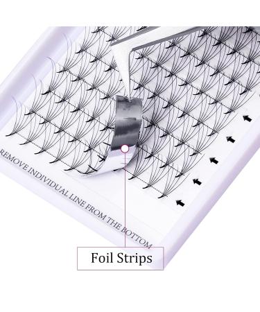 Premium 5D Volume Eyelash Extensions - 0.07mm D Curl 11mm Premade Russian Lashes for Stunning Lashes - Buy Online on SooperMarket.com