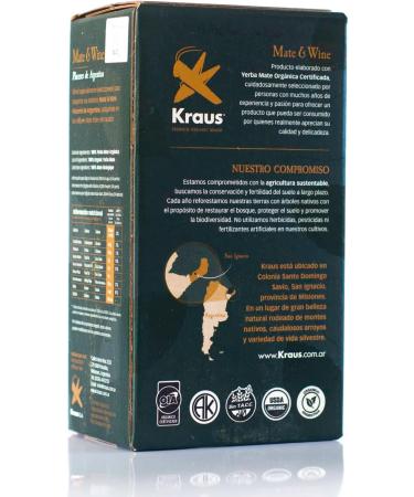 Gourmet Organic Yerba Mate Kraus Bio Mate 500g - Low Dust Content | Premium Quality - Buy Online on SooperMarket.com