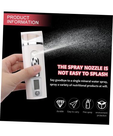 BELLIFFY Hydrating Instrument Portable Humidifer Hand Held Steamer Skin Care Tools Room Humidifier White Abs - Buy Online on SooperMarket.com