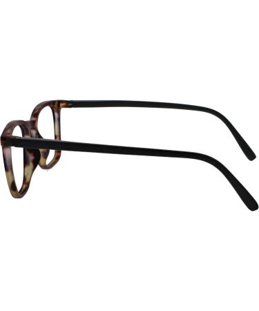 Opulize Bex Fern Large Glasses - Designer Brown Tortoise Frames Scratch-Resistant Men's -2.50 Diopters | International Shipping Available - Buy Online on SooperMarket.com