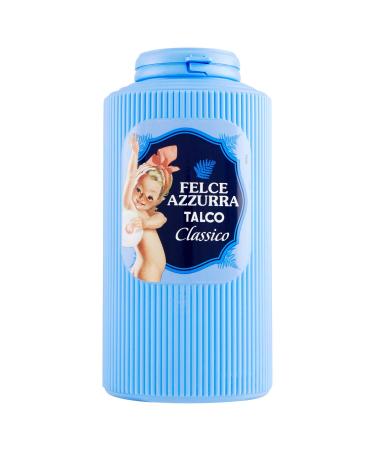 Felce Azzurra - Talc delicate powder all natural classic fragrance - glass 500 g 500 g (1 pack)