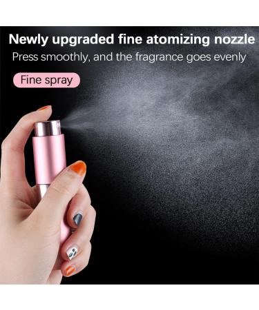 SONGQEE 8ml Travel Perfume Atomiser Refillable Mini Refillable Perfume Bottle Aftershave Spray Bottle Upgraded Perfume Atomizer Perfume Pod and Refill Pump for Outdoor Traveling (Black) - Buy Online on SooperMarket.com