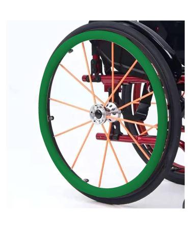 Wheelchair Push Rim Covers Non-Slip 1 Pair Of 24-Inch Rear Wheel Sports Wheelchair Wear-Resistant Silicone Hand Thrust Cover Rear Wheel Thrust Ring Protective Cover(C 22 inch) 22 inch C