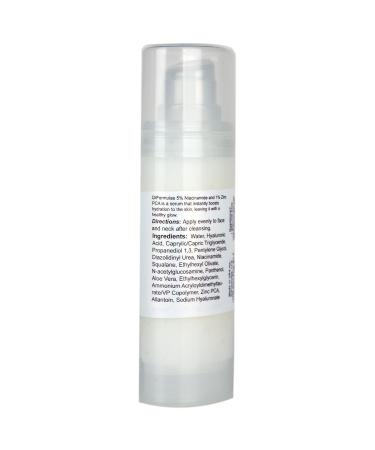 DrFormulas Niacinamide Zinc PCA Serum Moisturizer - Fungal Acne Safe Hydrating with Hyaluronic Acid & Aloe Vera | Noncomedogenic 1 oz - Buy Online on SooperMarket.com