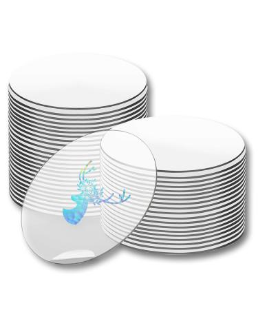 30 Pieces Clear Acrylic Circle Discs Thick Round Acrylic Blanks Acrylic Sheets Acrylic Disc Ornaments for DIY Projects and Crafts (6 Inch)