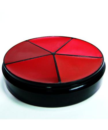 Pure Ziva  5 Shades of Red Lipstick Carousel Palette  Paraben Free  No Animal Testing & Cruelty Free