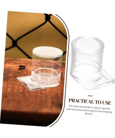 VILLFUL Pet Water Feeder Ant Waterer Ant Nest Water Cup Ants Food Dispenser Ant Feeding Cup Ant Water Feeders Ant Keeping Water Feeding Cup for Ant Nest Ant Nest Supplies Ant Feed Bowl - Buy Online on SooperMarket.com