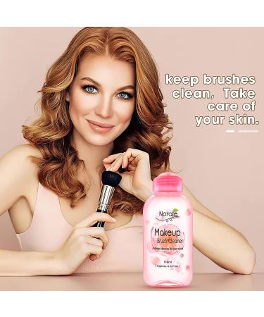 Norate Makeup Brush Cleaner Solution - Deep Clean Shampoo for Brushes, Sponge, and Puff - Cruelty-Free Formula - 4.4 FL.OZ - Buy Online on SooperMarket.com