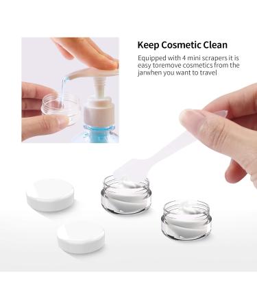60 Pieces Pamiyo 5ml Clear Jaws Crucible Set - Empty Transparent Cream Can with Screw Cap for Lotion Mini Candles & Cosmetics - Buy Online on SooperMarket.com
