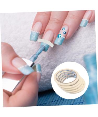 WOONEKY 5pcs Professional Masking Tape Manicure Tape Striping Tape Line Diy Decoration Line Stickers Stripe Tape Tool Nail - Buy Online on SooperMarket.com