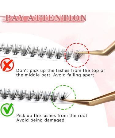 Glowing Win Individual Cluster Lashes - 120 PCS DIY Natural Eyelash Extensions | Wispy False Eyelashes 8-14mm Mix (0.07C 10D) - Buy Online on SooperMarket.com