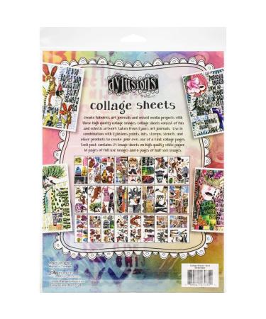 Dyan Reaveley Dylusions Collage Sheets Set 1 & 2 with Storage Envelope - 3 Items - Buy Online on SooperMarket.com