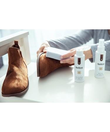 Lettro Suede and Nubuck Cleaner Fluid - 100ml | Shoe Cleaning Fluid for Shoes, Bags, Jackets, and Coats - Buy Online on SooperMarket.com