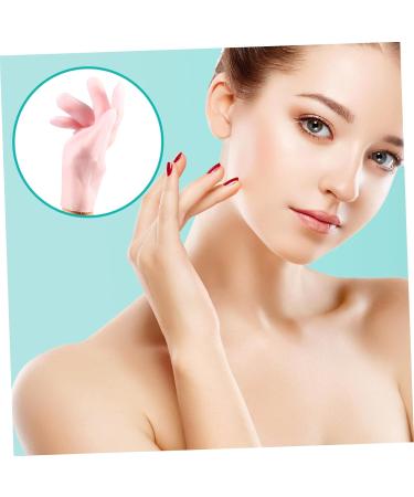 PLAFOPE 1 Pair Moisturizing Gloves Hands Care Cracked Hand Gloves Hand Moisturizer Exfoliating Hand Masks Hands Beauty Masks Moisture Gel Gloves Overnight Gloves for Dry Hands - Sebs 21.5X11.5cm - Buy Online on SooperMarket.com