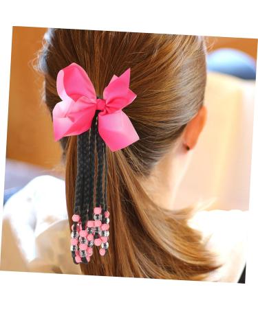 BCOATH Ponytail Beads and Dreadlocks Cosplay Hair Accessory Braided Ponytail Bow Braid Wig Women Braided Hair Extensions Colored Hair Extensions for To Weave Headband Child Chemical Fiber - Buy Online on SooperMarket.com