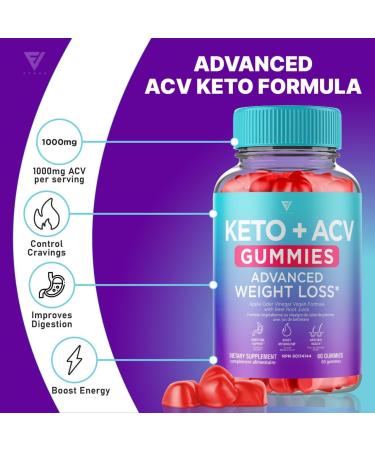 Fyvus (3 Pack) Keto ACV Gummies Keto Gummies Plus Apple Cider Vinegar Advanced Vegan Formulas Canada (180 Gummies) - Buy Online on SooperMarket.com
