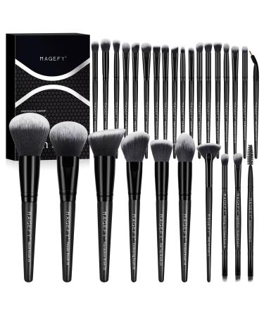 Make up brush set magefy Professional 28 PCs brush set make -up make -up brush Premium foundation face eyes lips eyeshadow brush brushes cosmetic brush set with black gift box