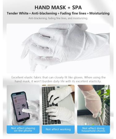 NYS CLOUD Elastic Skinny Hand Mask - 10 Pairs of Serum-Infused Moisturizing Hand Gloves - Buy Online on SooperMarket.com