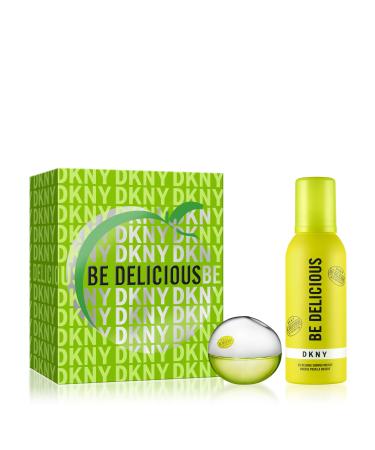 DKNY Be Delicious Eau de Parfum 2 Piece Gift Set (1.0 Fl Oz + Shower Mousse)