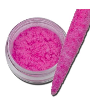Velvet Plush Powder Pompom Look Powder Nailart Fuchsia
