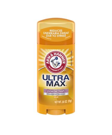 ARM & HAMMER ULTRAMAX Anti-Perspirant Deodorant Solid Powder Fresh 2.60 oz (Pack of 11)