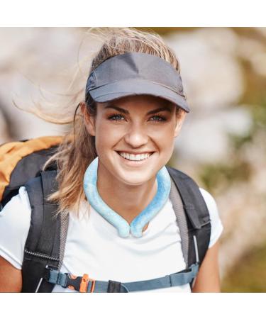Cooling Device for Neck - Reusable Cooling Collar Wraps for Hot | Outdoor Essentials Wearable Cooling Wraps for Offices Concerts Home Gym Puchen Sea Salt Blue Below 18 Degrees - Buy Online on SooperMarket.com