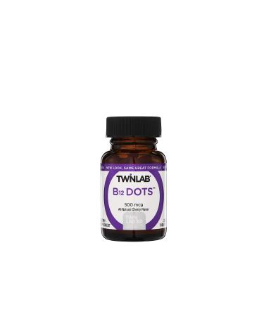 Twinlab B-12 Vitamin 500 MCG Dots Cherry Flavor - 250 Tablets