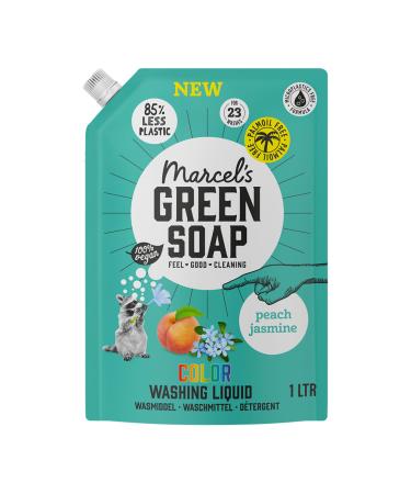 Marcel's Green Soap Washing Liquid Colour REFILL Peach & Jasmine Peach & Jasmine 1L Refill