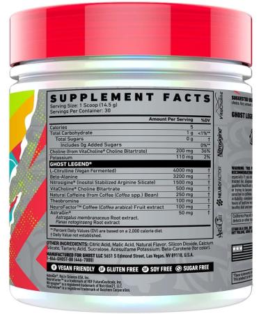 Legend V3 Pre-Workout | Caffeine L-Citrulline & Beta Alanine Blend for Pump Energy & Focus | Sugar-Free Pre-Workout | 30 Servings 400G (Lemon Crush) - Buy Online on SooperMarket.com
