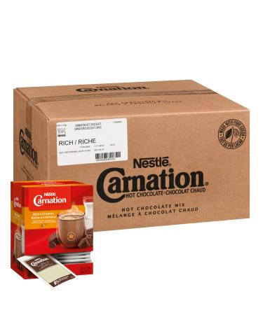 CARNATION Hot Chocolate Hot Cocoa Rich and Creamy Sachets 6 Boxes 50x25g (300 Count) Rich and Creamy 25 g (Pack of 300)