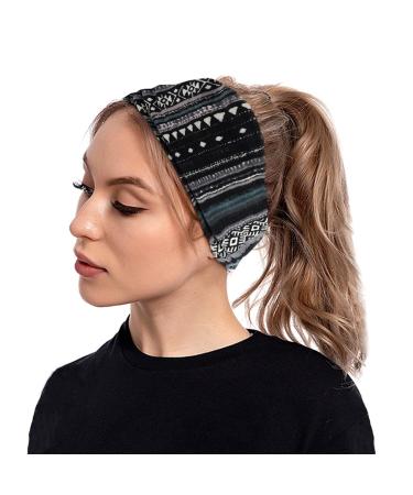 STGDAK Boho Headbands for Women - 4 Pack Stretchy Turban Headbands for Yoga and Running - Stylish Hair Accessories for Teen Girls - Buy Online on SooperMarket.com