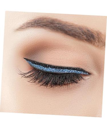Healeved 12 Pairs Glitter Eyeliner Double Eyelid Stickers Eyeliner Tape Strips Cosmetic Eyelid Tape - Buy Online on SooperMarket.com
