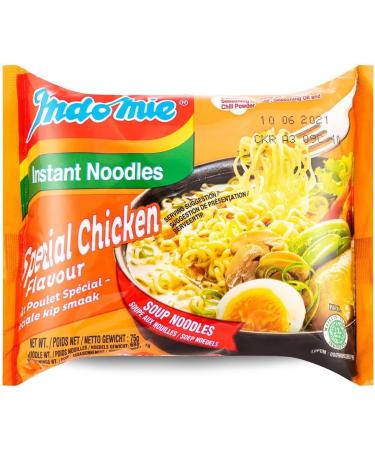 Indomie Noodles Special Chicken 75g (Pack of 20) | Authentic Indonesian Instant Noodles | Quick and Easy | Ready to Serve in Minutes - Buy Online on SooperMarket.com