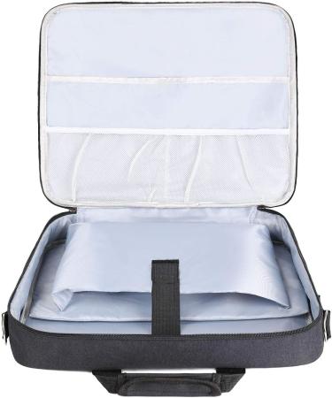 LLYWCM Embroidery Project Bag - Multifunctional Storage for Floss, Crochet Hooks & Sewing Accessories (Black) - Buy Online on SooperMarket.com