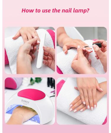 SUNUV Nail Dryer UV LED Lamp with Timer and Infrared Sensor for Perfect Home Manicures - Buy Online on SooperMarket.com