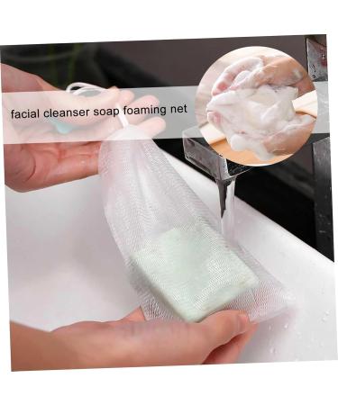 Baluue 10pcs Soap Foaming Net Exfoliating Mesh Soap Saver Mesh Net Foaming Soap White Pp - Buy Online on SooperMarket.com