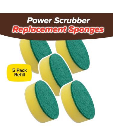 Buy Horsepower 5 Heavy-Duty Sponges for Cordless Scrubbers - AS-SEEN-ON-TV Long-Lasting Cleaning Pads for Dishes & Grease Removal | International Shipping Available - Buy Online on SooperMarket.com