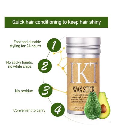 Surorain Hair Wax Slick-stick | Non-Fatty Styling Pomade Pencil for Frizz Control & Flyaways | Perfect Hair Finish Tool - Buy Online on SooperMarket.com