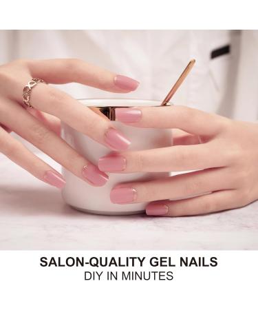 DANNI & TONI Glitter in My Eyes Gel Nail Wraps - 28 Semi Cured Nail Stickers | Salon-Quality Manicure Set - Buy Online on SooperMarket.com