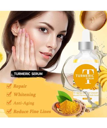 Turmeric Dark Spot Correcting Serum Niacinamide Serum Hydrating Serum Anti Aging Brightening Face Serum For Pure Skin Glow Face Serum Reduce Wrinkles Acne For Face Moisturizes Face Skincare - Buy Online on SooperMarket.com