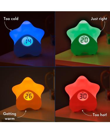 Purflo Starlight Colour Changing Baby Room Thermometer | USB Rechargeable Digital Temperature Monitor - Buy Online on SooperMarket.com