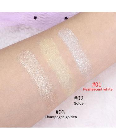 Pearl White Highlighter Makeup - Shimmer Glitter Diamond Eyeshadow Palette for Face & Body - EVpct 0.1 oz - Buy Online on SooperMarket.com