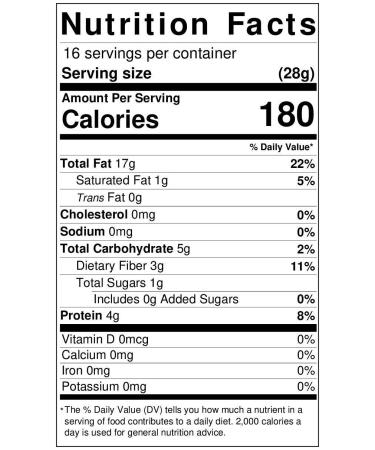 NUTILLIUS Premium Roasted Hazelnuts 1Lb Resealable Bag - Gluten Free, Vegan, GMO Free, Kosher Certified, Healthy Snack - 13-15mm Size - Buy Online on SooperMarket.com