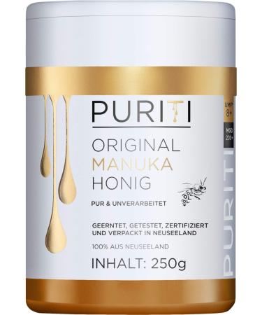PURITI Manuka Honey MGO 200+ from New Zealand 250 g Manuka 250 g (1 pack)