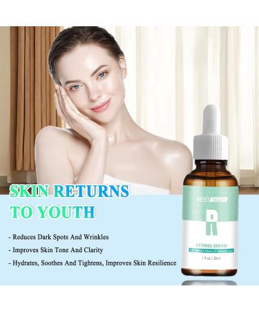 Face Moisturiser 2.5% Retinol Serum High Strength for Face Retinol Face Serum with Hyaluronic Acid Vitamin E Anti Ageing Anti Wrinkle Serum Reduces Enlarged Pores Refines and Softens Skin - Buy Online on SooperMarket.com