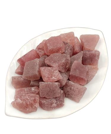 Crystal Rough Natural Crystal Rough 1pc Irregular Natural Red Jasper Rough Raw Stone Crystal Specimen Rock Home Decoration (Color : Strawberry Quartz Size : 1pc 20-40mm)